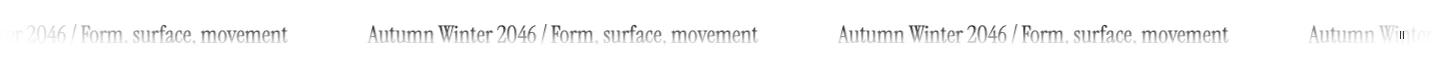 A single line of large serif text repeating across the page.